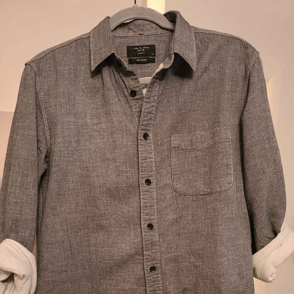 Rag and bone button down shirt